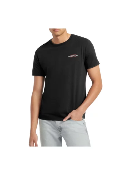 Klasické tričko Guess Jeans černé