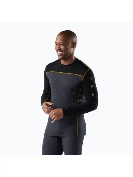 Классическое термобелье Smartwool из шерсти мериноса с длинным рукавом серое