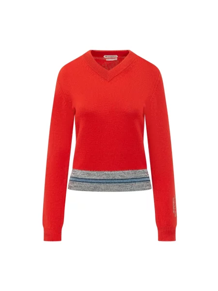Sweter Jw Anderson ze sznurkiem czerwony