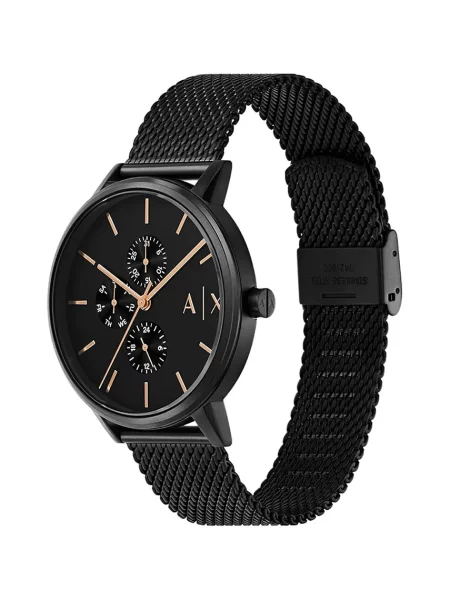 Годинник і прикраси на шию Armani Exchange чорний