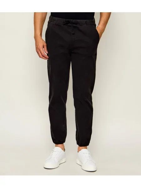 Pantaloni sport Tommy Jeans negru