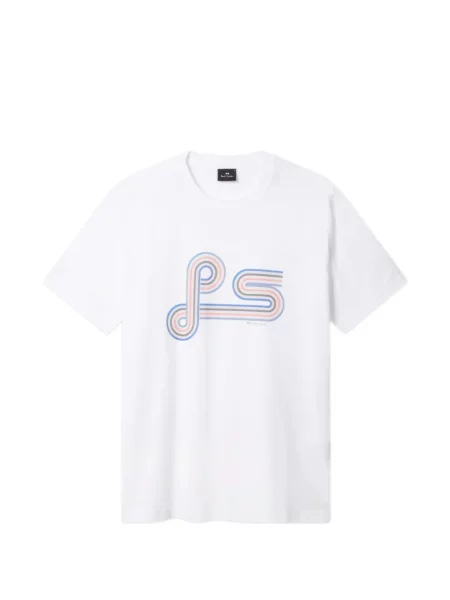 Tricou Ps Paul Smith cu imagine alb