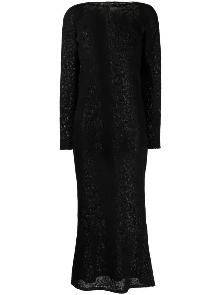 Rochie midi Tom Ford tricotate până la genunchi de costum negru