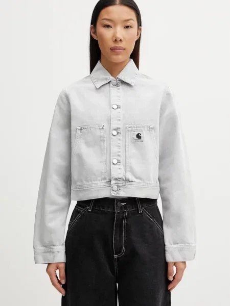 Carhartt WIP W Arca Jacket kurtka jeansowa jeansowa szara