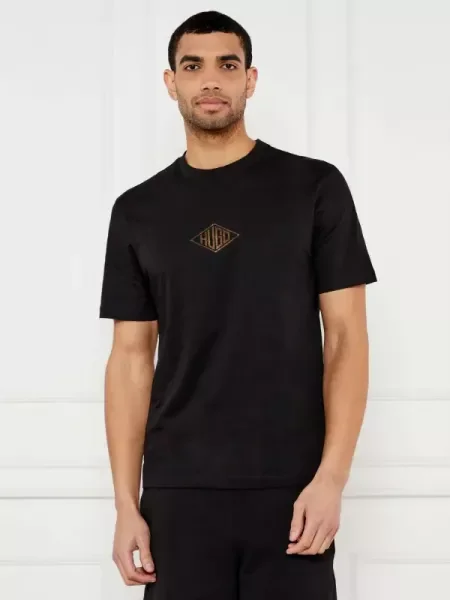HUGO Tricou Darunu negru