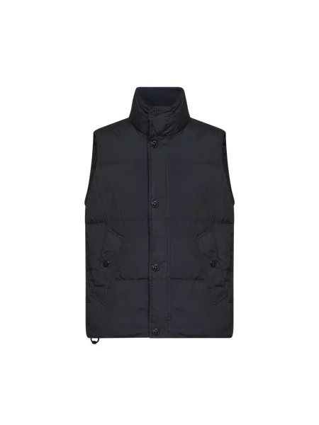 Kamizelka puchowa Stone Island z kamieniami niebieska