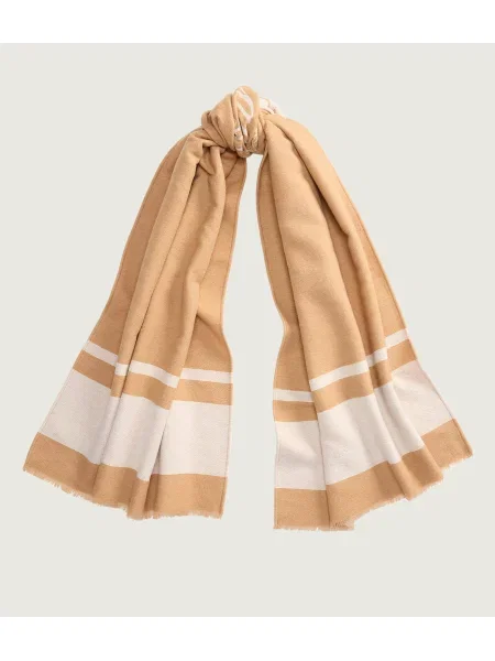 Lauren Ralph Lauren Fular cămilă / bej deschis maro
