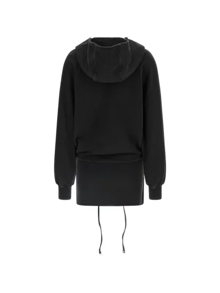Rochie The Attico cu glugă de costum negru