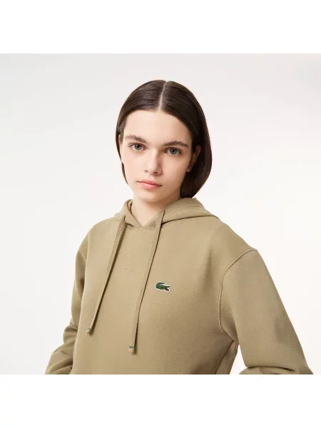 Lacoste толстовка Relaxed Fit коричнева