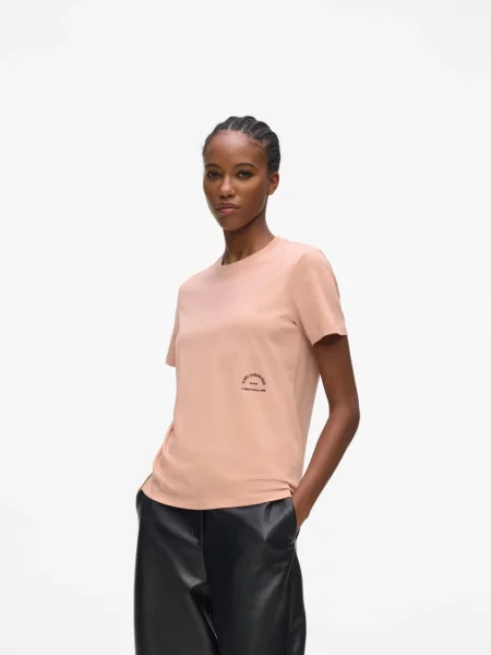 Karl Lagerfeld Tricou pastel roz