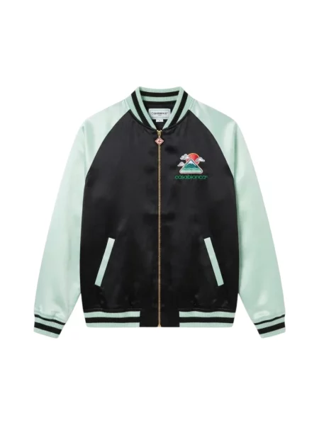 Kurtka bomber Casablanca z logo czarny