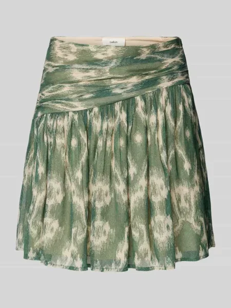 Spódnica mini z zakładkami model ‘MINA’ Bash zielona