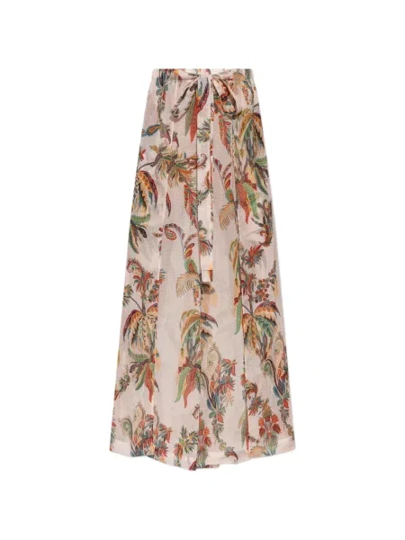 Pantaloni palazzo Etro cu imagine cu model paisley