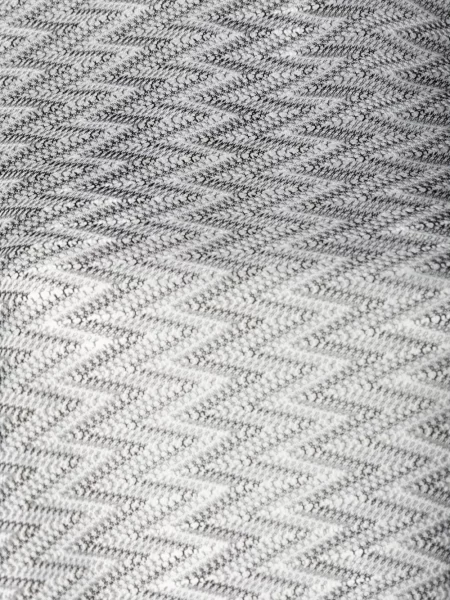 Top Palmacea tricotate cu cordon alb