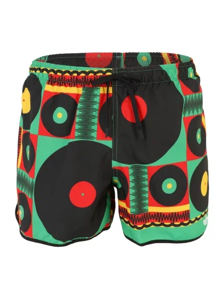 ADIDAS ORIGINALS Șorturi de baie JFF galben / jad / roșu / negru verde