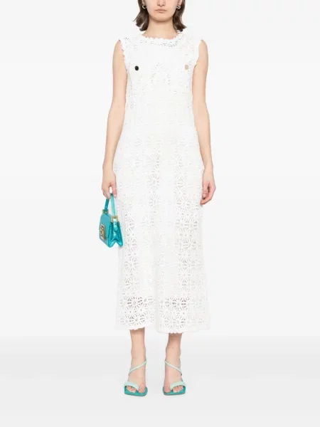 Rochie Bambah de costum alb