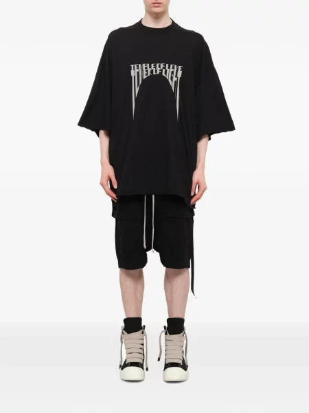 Tricou Rick Owens Drkshdw cu imagine negru