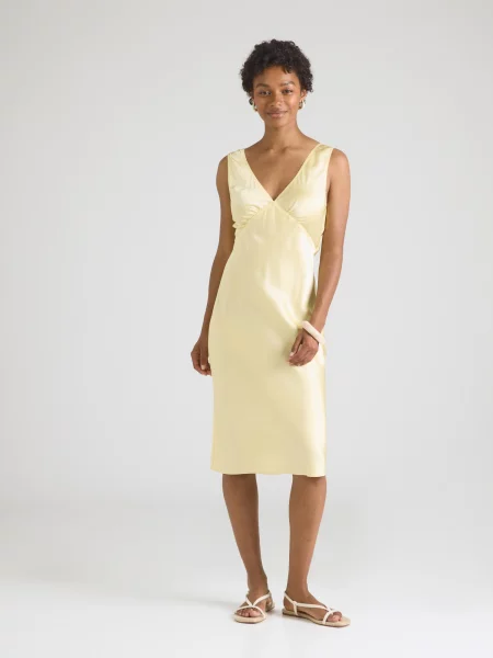 & Other Stories Rochie pastel galben