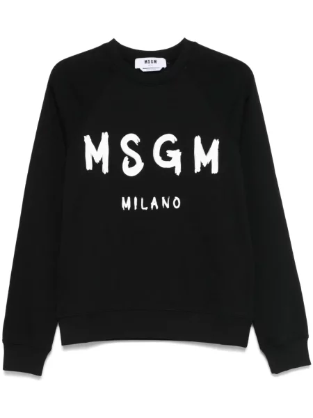 Bluza Msgm z nadrukiem czarna