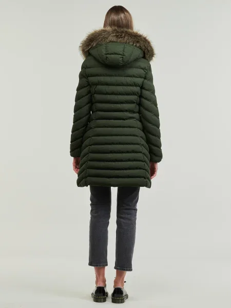 Geacă Superdry cu glugă kaki