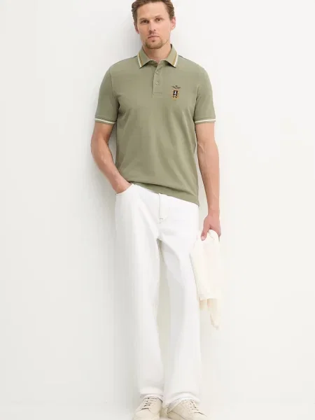 Aeronautica Militare polo majica zelena
