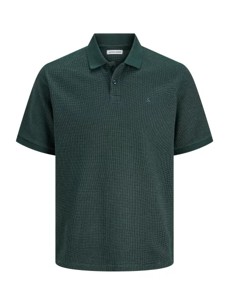 JACK & JONES Tricou JJEAUSTIN verde pin alb