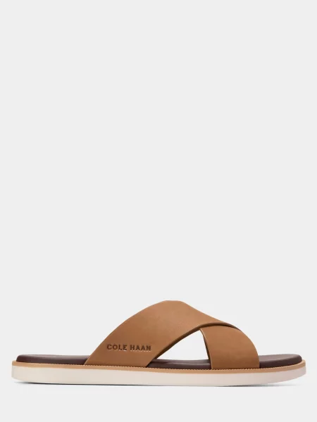 Шкіряні Шльопанці Cole Haan коричневий