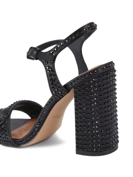 Σανδάλια Kurt Geiger London με πετραδάκια μαύρο