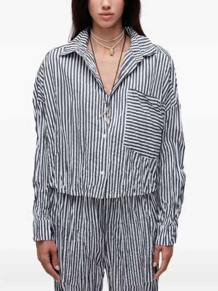 Koszula Osklen w paski niebieska