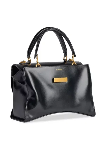 Шопинг чанта Balenciaga с автограф черно