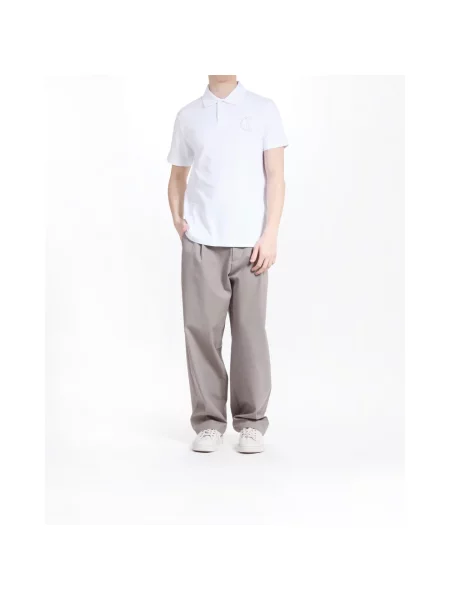 Koszulka polo Just Cavalli biała