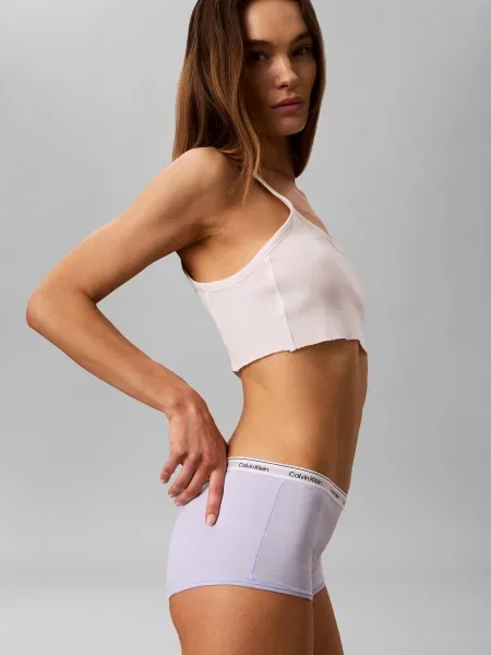Calvin Klein Underwear Nohavičky svetlosivá / orgovánová / čierna biela