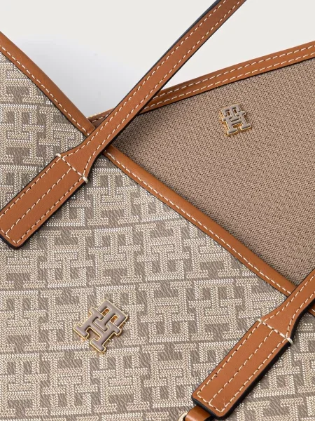 Tommy Hilfiger шопинг чанта дамска бежово