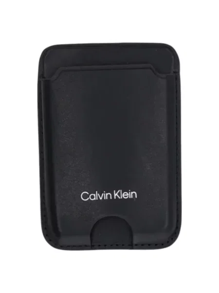 Wallet Calvin Klein Jeans Tech Essential Leather Case Black Universal černé