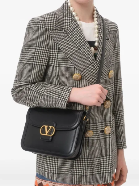 Geantă Valentino Garavani negru