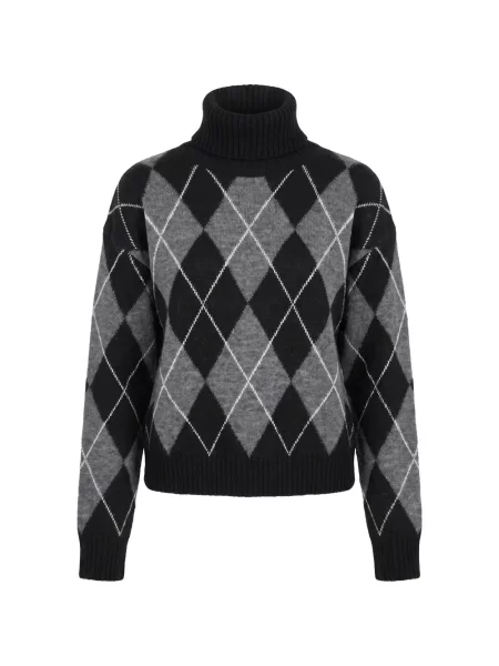 Pulover Aniye By cu model argyle negru