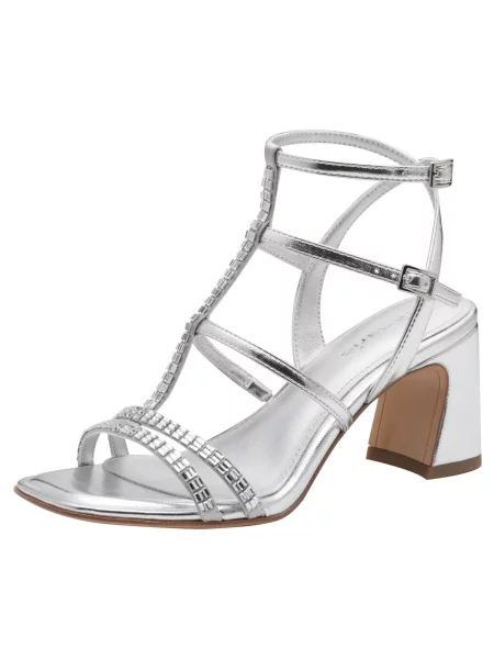 Tamaris Sandali s paščki srebrna
