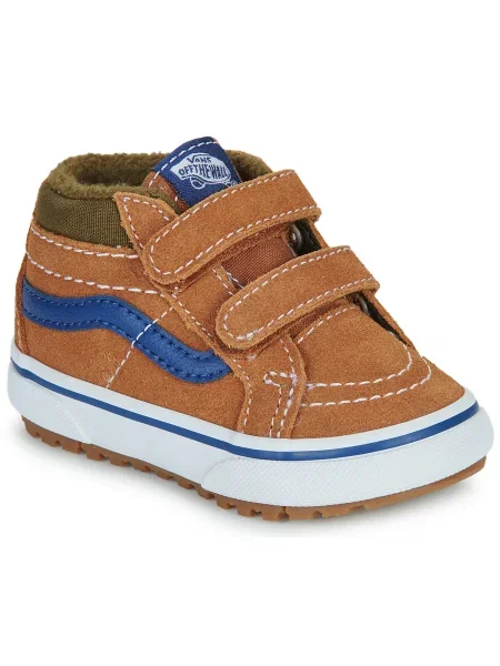 Členkové topánky Vans hnedá