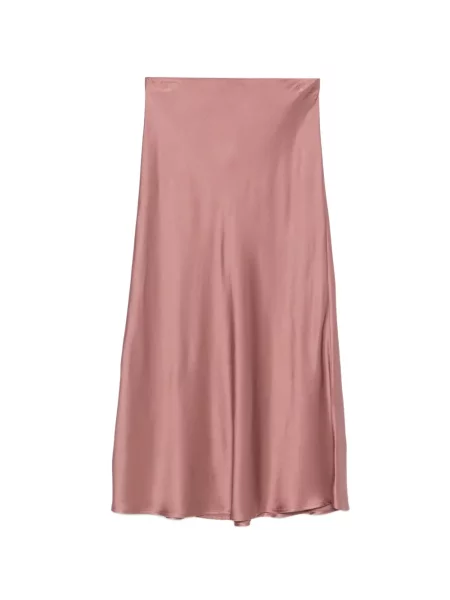 Spódnica midi Ottodame do kolan różowa