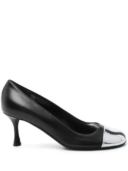 Pantofi cu toc N°21 din piele negru