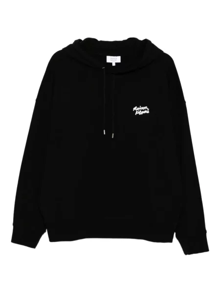 Mikina s kapucí Maison Kitsuné černá