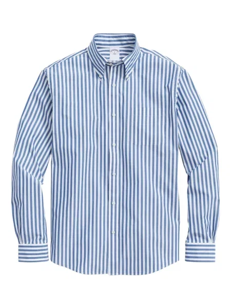 Pruhovaná košile Brooks Brothers modrá