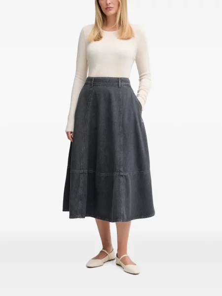 Lung tricou Mos Mosh tricotate alb