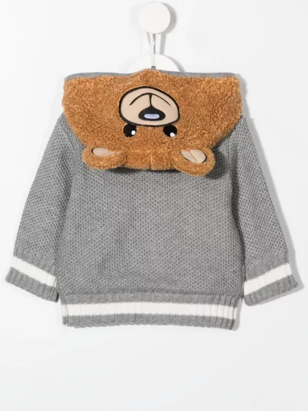 Kurtka dziecięca Moschino szara