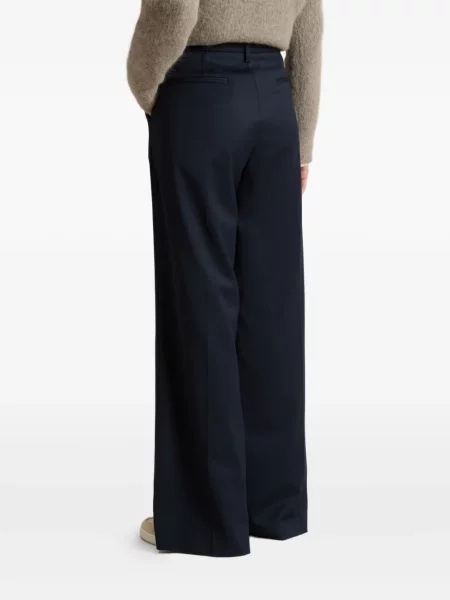 Pantaloni cu picior drept Woolrich albastru