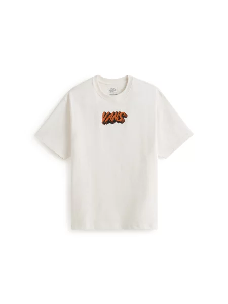 VANS Tricou Stone Swirl maro ruginiu / negru alb