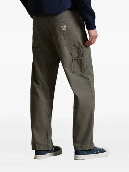 Șapcă Polo Ralph Lauren cu broderie din țesătură twill în carouri albastru