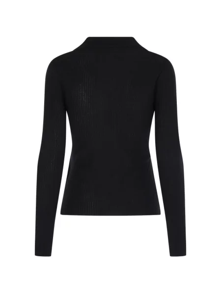 Pulover Max Mara cu decolteu în V negru