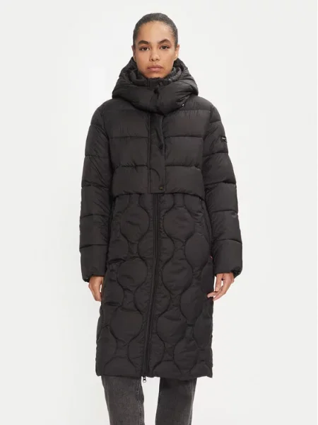 Frieda & Freddies Pūkinė striukė juoda