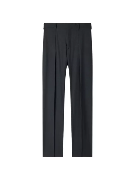 Pantaloni Paul Smith de lână în carouri gri